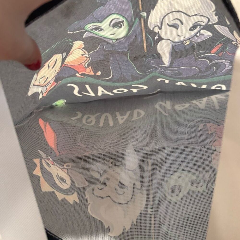 Disney Villains Squad Goals Ursula Maleficent Reusable Shopping Bag Tote NWT - Picture 4 of 4